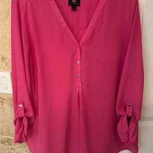 Women's JM Collection Pink Blouse L